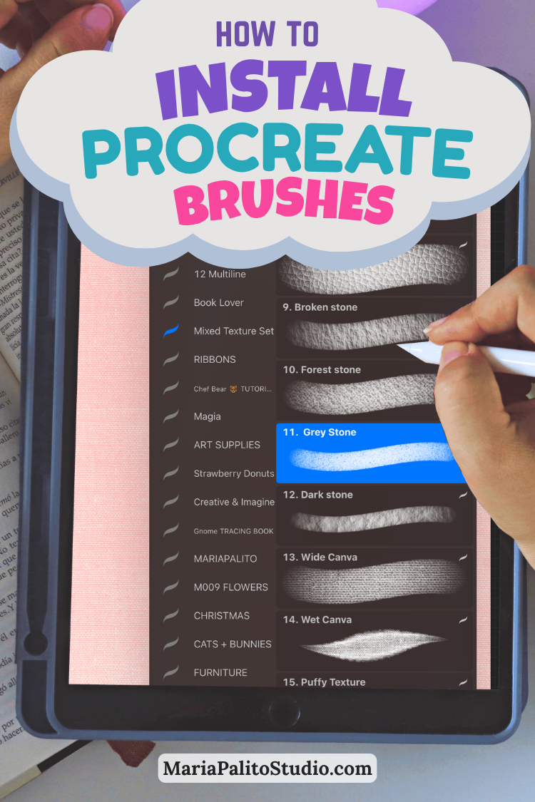 How to install Procreate Brushes in your ipad if you are a Beginner