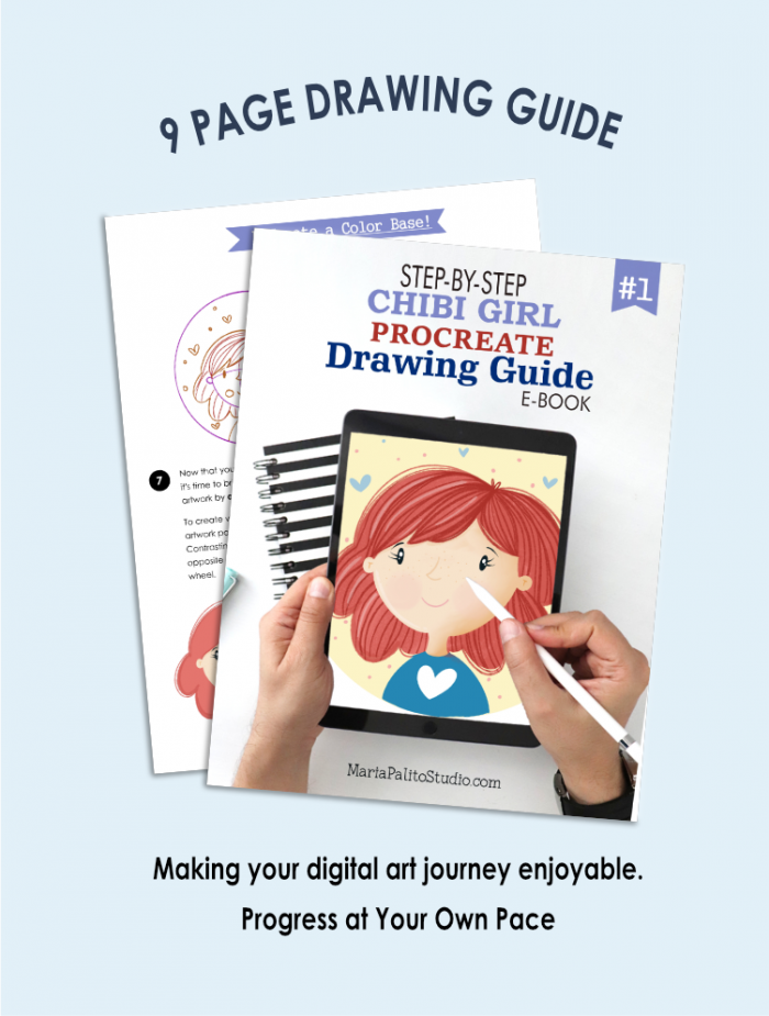 How to Draw a Chibi Girl in Procreate – MariaPalito Studio
