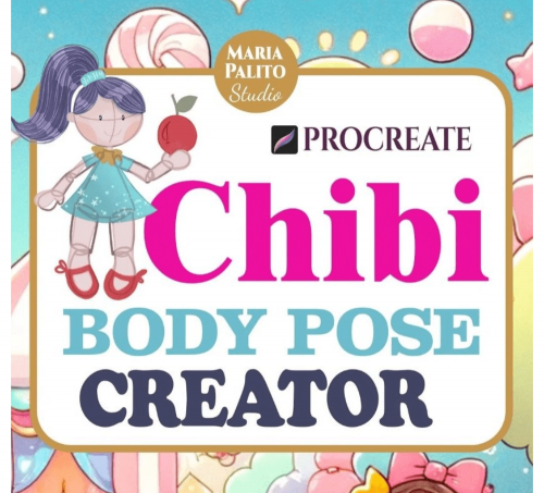 Chibi Pose Procreate Creator Drawing Tool