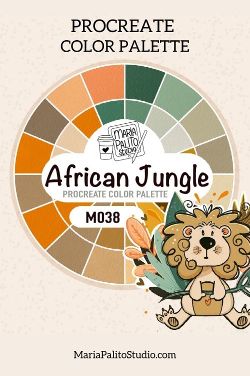 Procreate Color Palette "African Jungle"