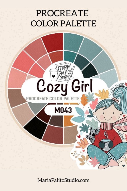 Procreate Color Palette "Cozy Girl"