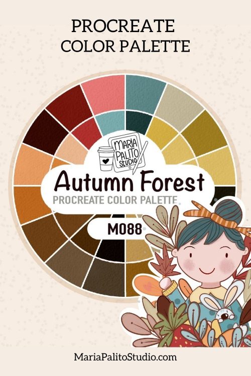 Procreate Color Palette "Autumn Forest"