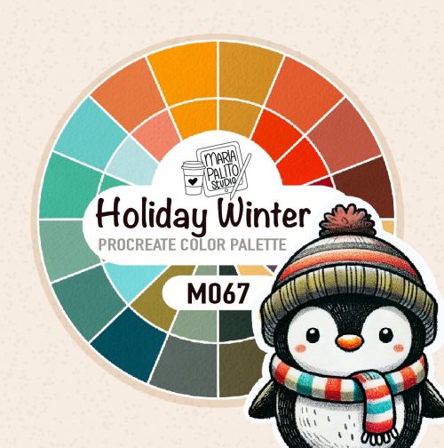 Procreate Color Palette "Holiday Winter"