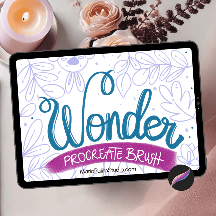 Pencil Procreate Brush "WONDER" Texture Brush