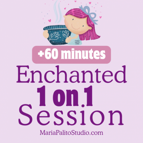 3 Enchanted 1 on 1 Sessions - Procreate Illustration