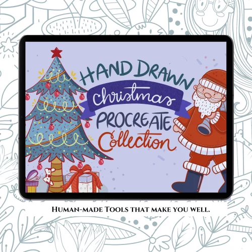 Christmas Procreate Brush set