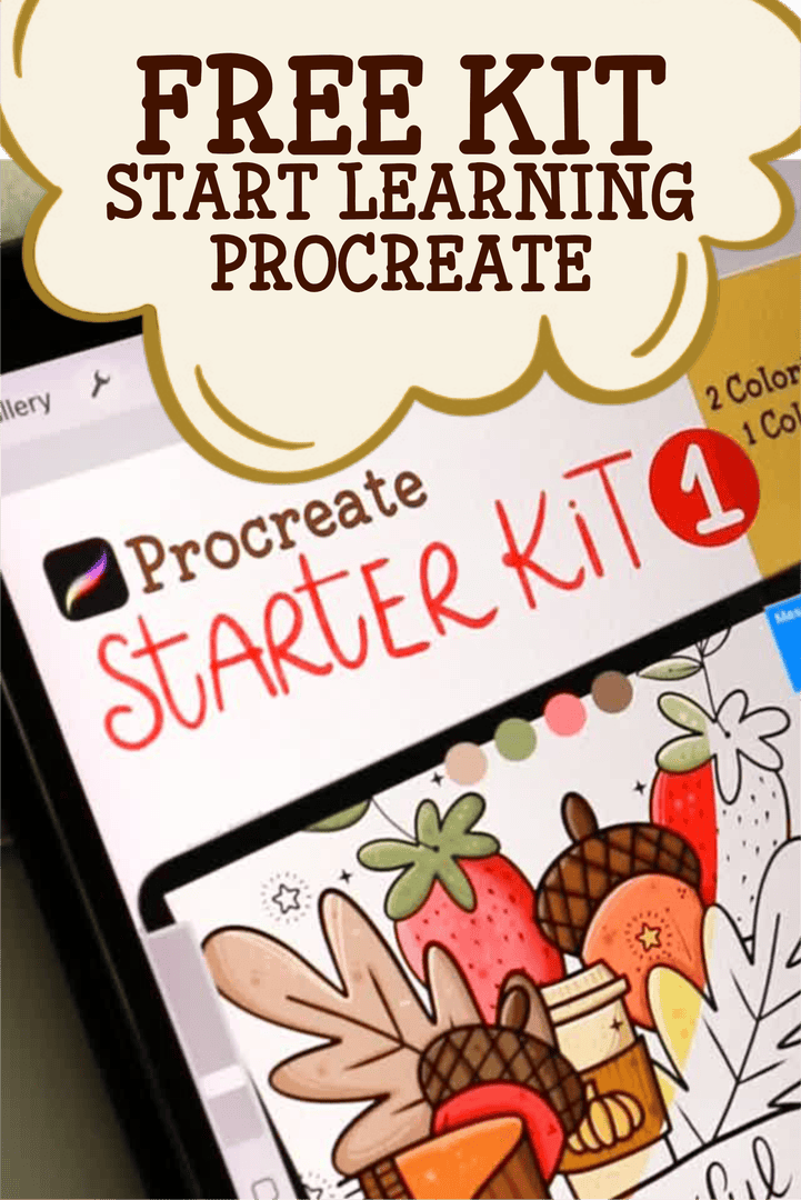 Free Download FALL Procreate Beginner Starter Kit