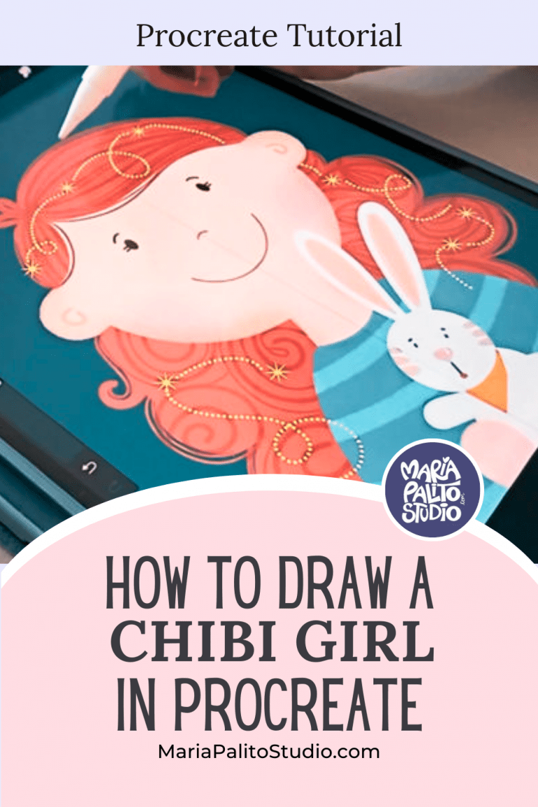 How to Draw Chibi Girl in Procreate | Beginner Friendly Step-by-Step Tutorial