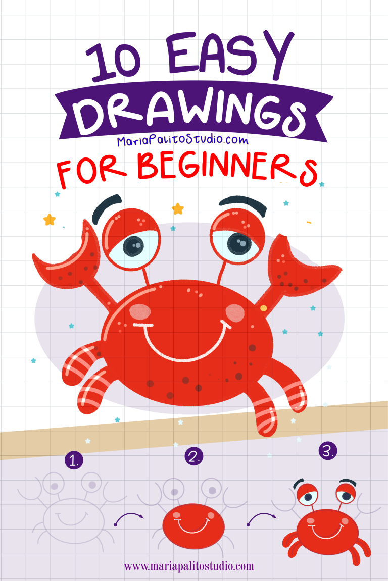 10 Easy Drawings for Beginners ✏️ | Simple & Cute Art Ideas Anyone Can Draw